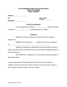 Fulton County Divorce Forms Fill Out And Sign Printable PDF Template