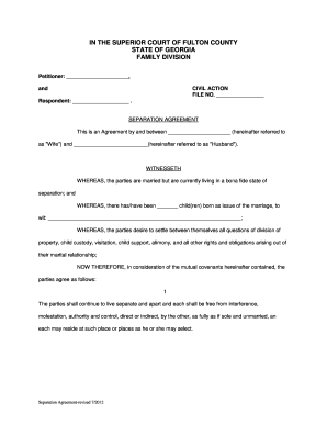 Fulton County Divorce Forms Fill Out And Sign Printable PDF Template 