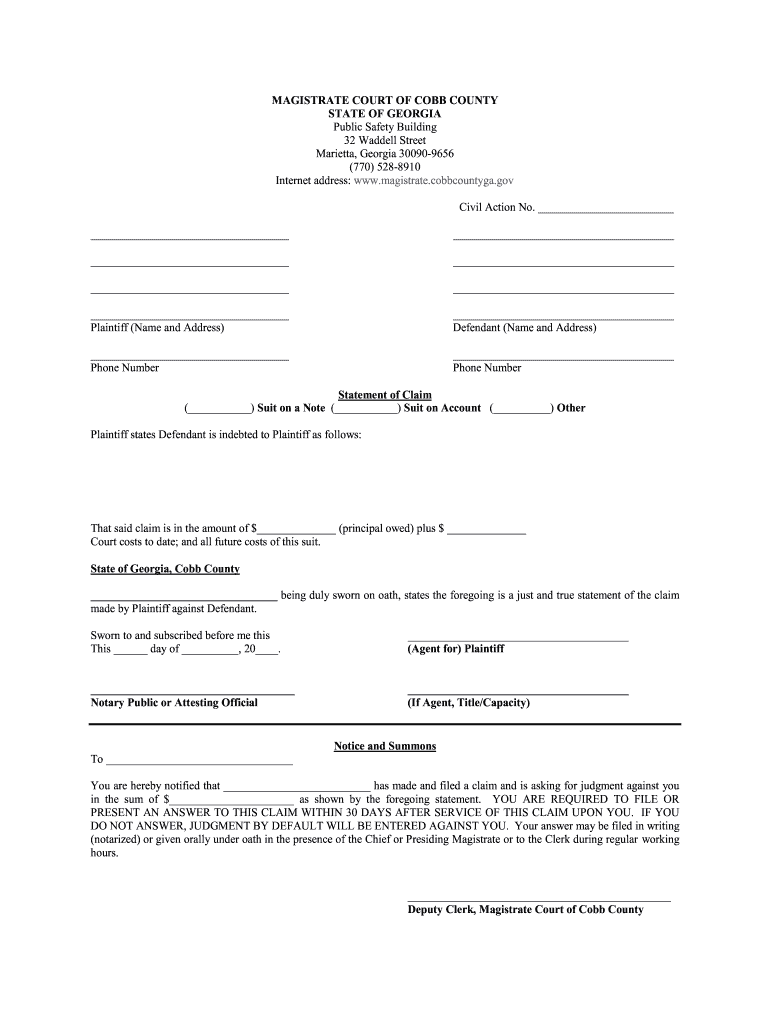 Fulton County Georgia Courts Online To File A Stay Order Forms Fill 