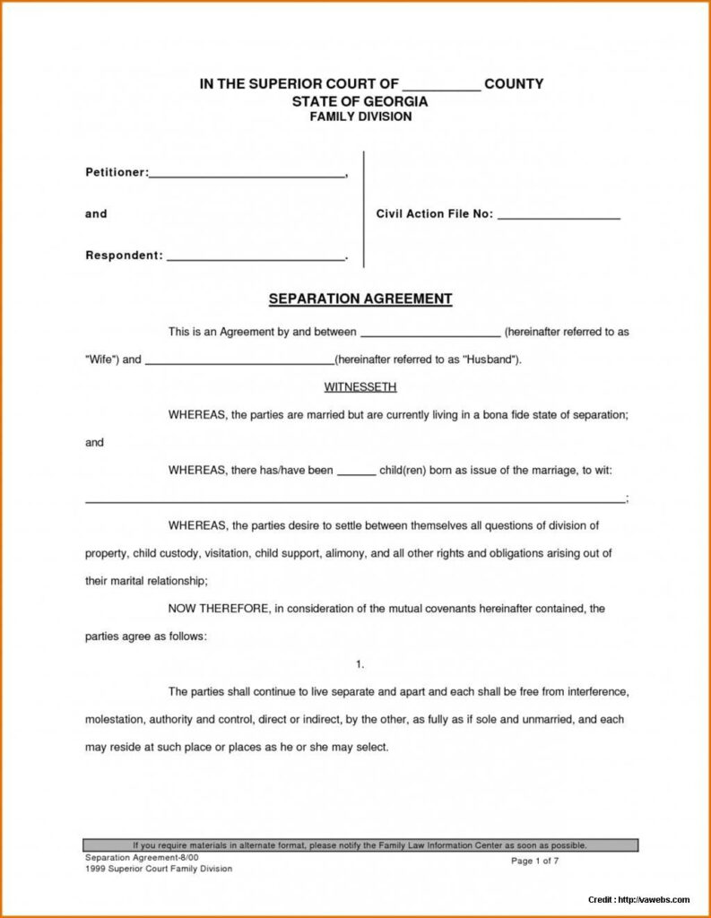 Fulton County Georgia Uncontested Divorce Forms Universal Network