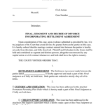 GA Final Decree Of Divorce With Agreement 2008 Complete Legal