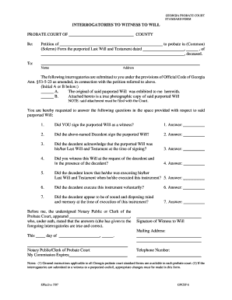 Georgia Probate Court Standard Form 5 Edit Fill Out Top Online