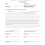 Georgia Probate Creditor Claim Form Fill Online Printable Fillable