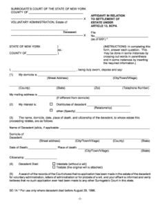 Get Nys Surrogate Court Forms PDF Form Samples To Fill Online