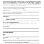 Hennepin County Minnesota Transcript Request Form Download Printable
