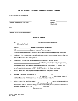 Kansas Child Custody Forms Edit Fill Print Download Online 