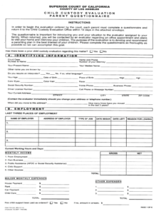 La Superior Family Court Fill Online Printable Fillable Blank