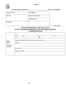 Missouri Court Forms Fill Online Printable Fillable Blank PdfFiller