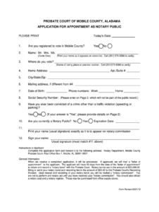 Mobile County Probate Court Forms Fill Online Printable Fillable