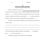 Motion To Compel Discovery Tn Form Fill Out And Sign Printable PDF