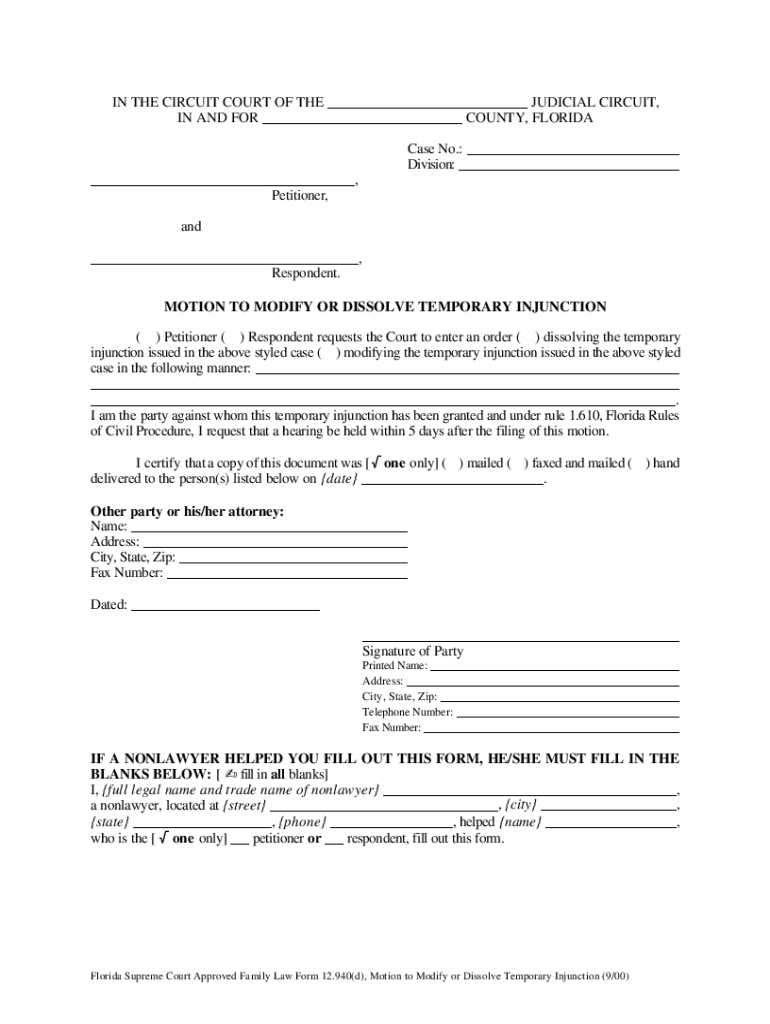 Motion To Dismiss Template Fill Out And Sign Printable PDF Template 