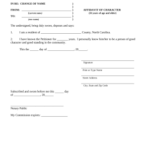 Nc Affidavit Doc Template PdfFiller