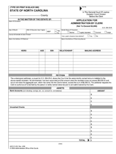 Nc Form Aoc E 432 Fill Online Printable Fillable Blank PdfFiller