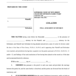 NJ Final Judgment Of Divorce 2006 Complete Legal Document Online US