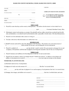 Ohio Eviction Notice Fill Online Printable Fillable Blank PdfFiller