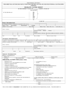 Oklahoma Probate Doc Template PdfFiller