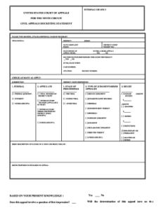 Pa Superior Court Docketing Statement Form Fill Online Printable