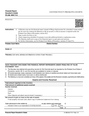 PC 246 Connecticut Probate Courts Form Fill Out And Sign Printable 