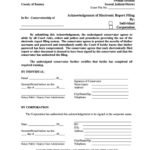 Power Of Attorney Form Manitoba Acknowledgment Of Service Form