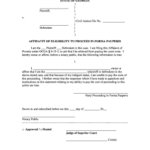 Printable Poverty Affidavit Form Georgia Fill Out Download Online