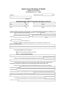 Probate Court In Dc Official Site Fill Out And Sign Printable PDF