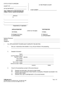 Probate Forms Fill Out And Sign Printable PDF Template SignNow