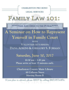 Seminar On How To Represent Yourself In Family Court Gregory S