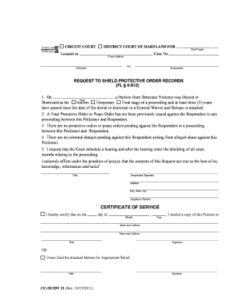 Shielding Records In Maryland Fill Online Printable Fillable Blank