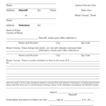 Small Claims Court Forms Fill Out And Sign Printable PDF Template