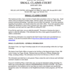 Small Claims Court Forms Pdf