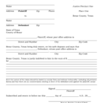 Small Claims Court San Antonio Fill Online Printable Fillable