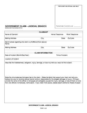 Superior Court Claim Fill Online Printable Fillable Blank PdfFiller