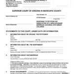 Superior Court Maricopa County Arizona Fill Out And Sign Printable