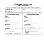 Superior Court Pinal County Fillable Forms Fill Online Printable