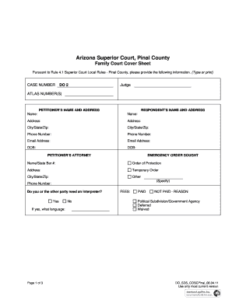 Superior Court Pinal County Fillable Forms Fill Online Printable