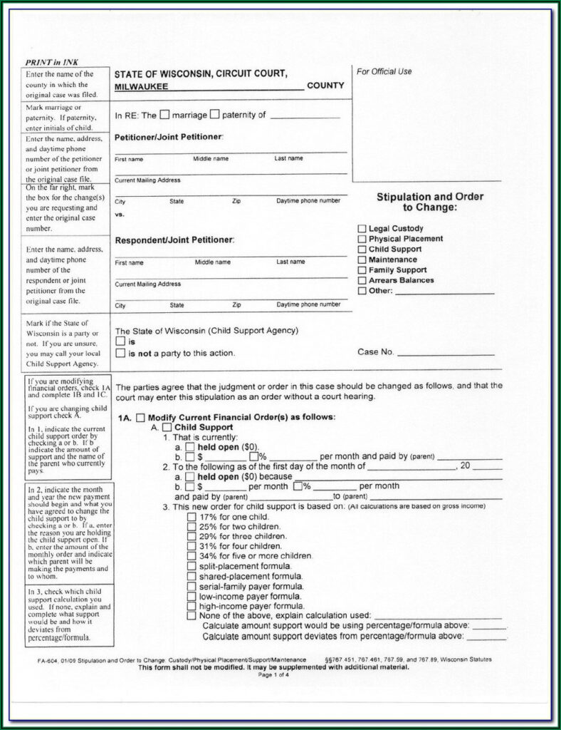 Tarrant County Family Court Divorce Forms Form Resume Examples