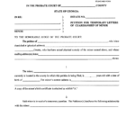 Temporary Legal Guardianship Form Georgia Free Download