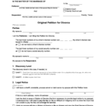 Texas Divorce Petition Fill Online Printable Fillable Blank