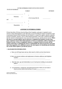 Top 7 Fulton County Court Forms And Templates Free To Download In PDF