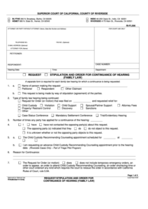 Top 8 Riverside County Court Forms And Templates Free To Download In