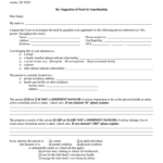 TX Court Initiated Guardianship Information Letter Complete Legal