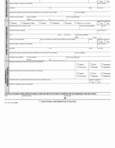 Vehicle Accident Form Lovely Statement Claim Motor Vehicle Accident