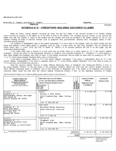 Voluntary Petition United States Bankruptcy Court Western District